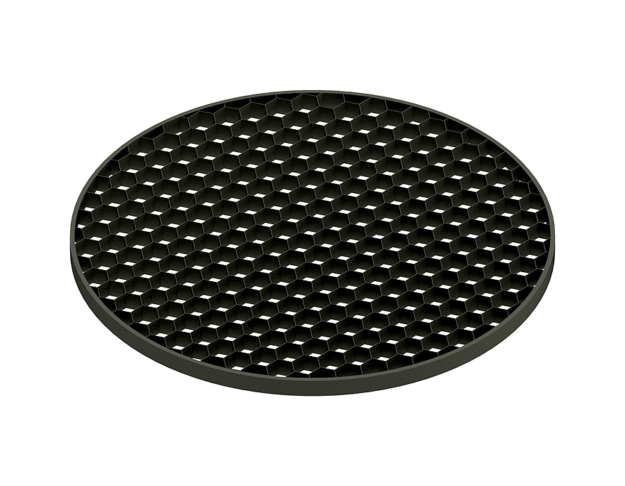 Антибликовая решётка Ambrella для ламп MR16 A9102 BK черный D60*H2mm