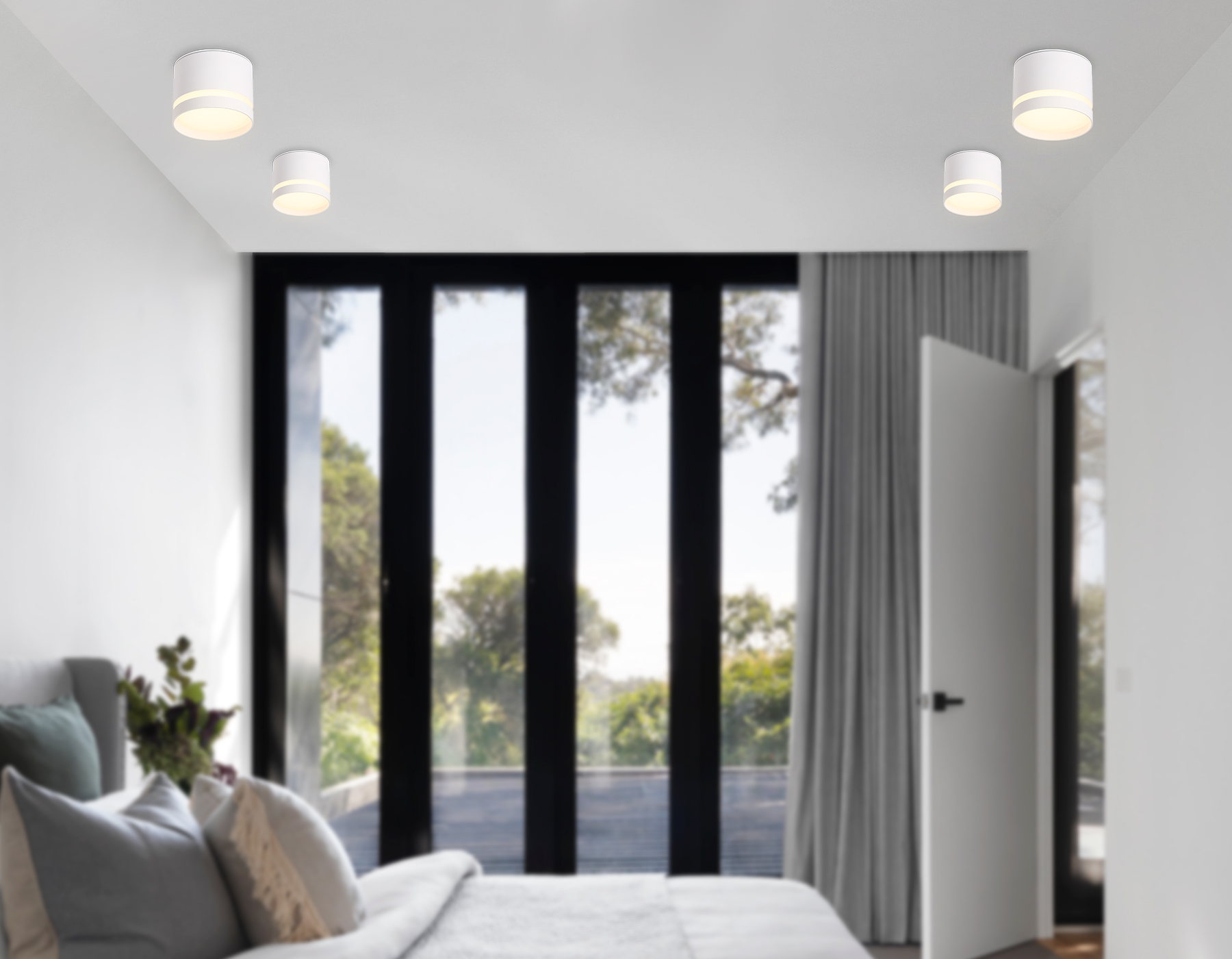 TN6571 WH белый IP44 GX53 max 15W D82*65