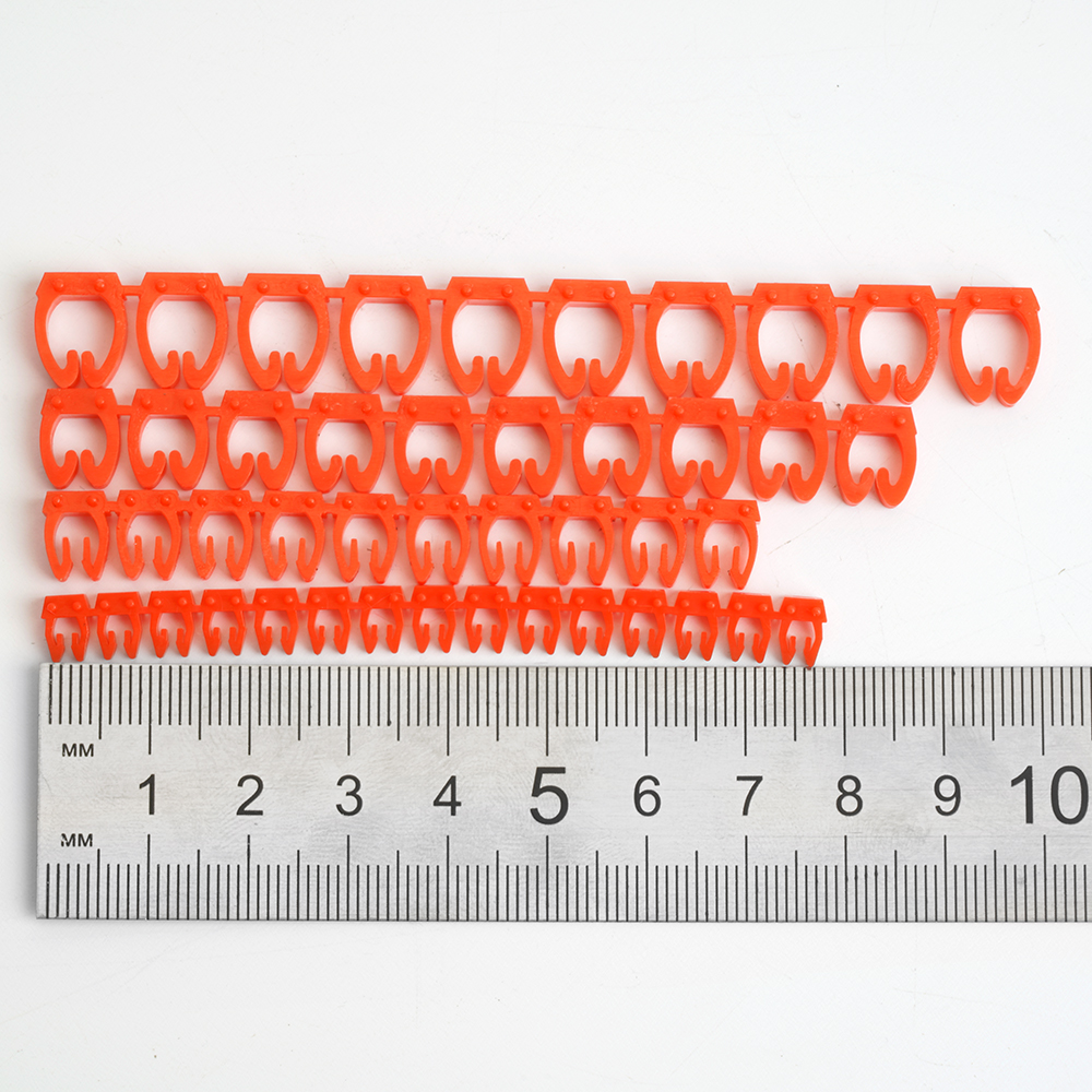 Маркер кабельный наборный "0-9" STEKKER 4 мм2 CBMR-MKN4 (100шт/упак - 10 отрез. по 10 шт.)