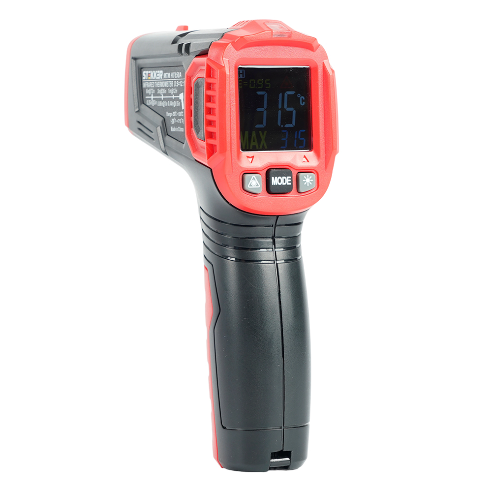 MTM HT650A Дистанционный измеритель температуры (пирометр), 2 батареи тип ААА 1,5В, черный/красный