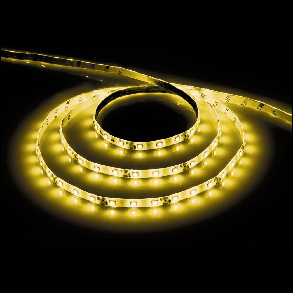 Cветодиодная LED лента Feron LS604, 60SMD(2835)/м 4.8Вт/м  5м IP65 12V желтый Cветодиодная LED лента Feron LS604, 60SMD(2835)/м 4.8Вт/м  5м IP65 12V желтый