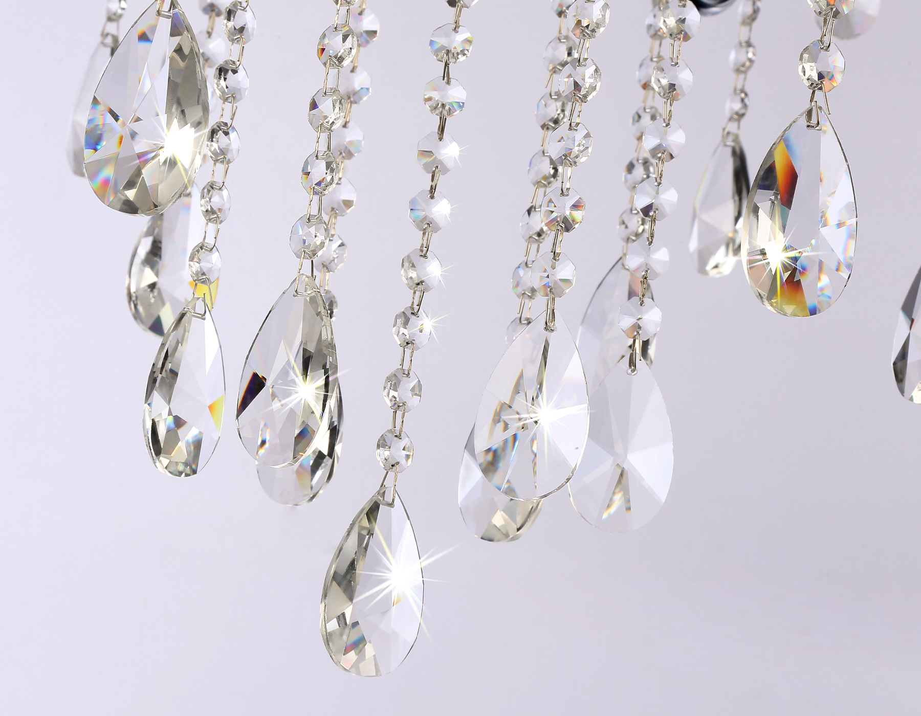 Подвесная люстра TR4588/6 CH/SL хром/серебро E14/6 max 40W D660*570