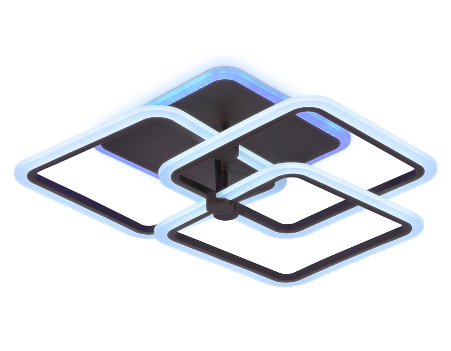 Потолочный светодиодный светильник с пультом FA535/3 CF Ambrella кофе 118W 510*510*140 (ПДУ РАДИО 2.4)