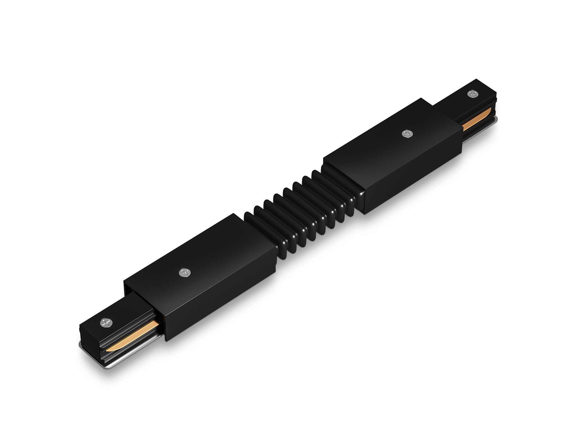 GL7176 BK черный коннектор гибкий для однофазного шинопровода Standard 220V 285*35*20