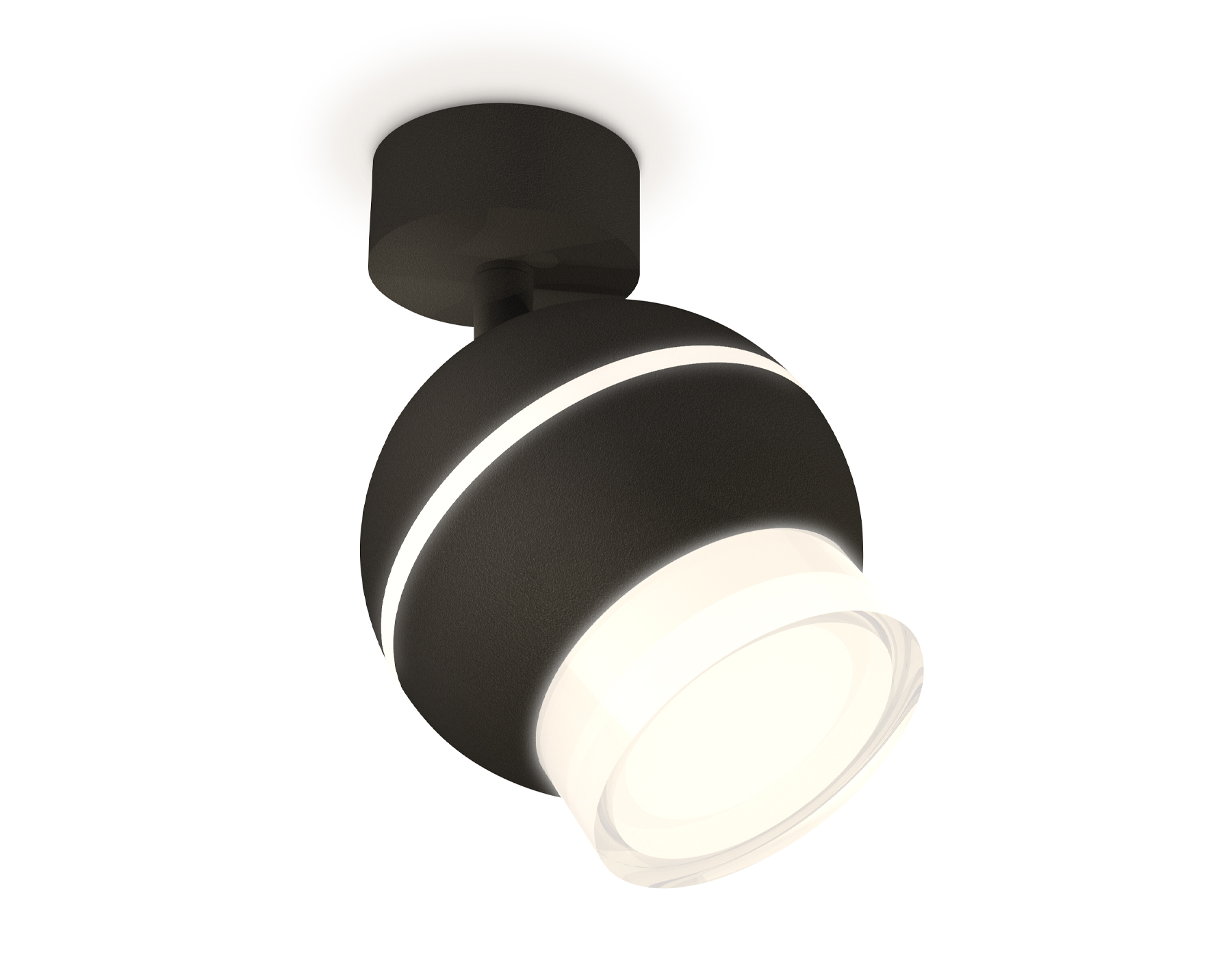 Спот поворотный XM1102016 SBK/FR/CL черный песок/белый матовый/прозрачный MR16 GU5.3 LED 3W 4200K