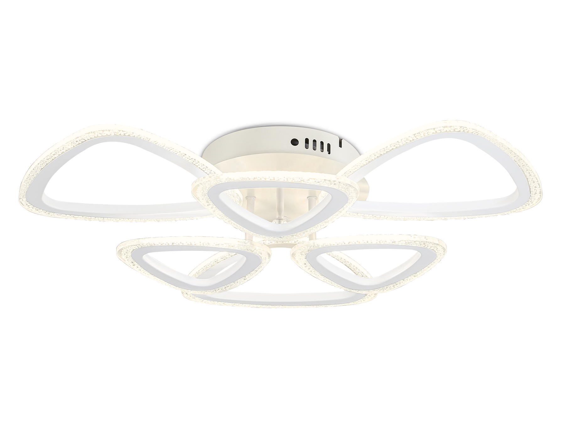 Потолочный LED светильник FA4512/3+3 WH белый 80W 4200K/3000K/6400K D640*120 (ПДУ ИК)