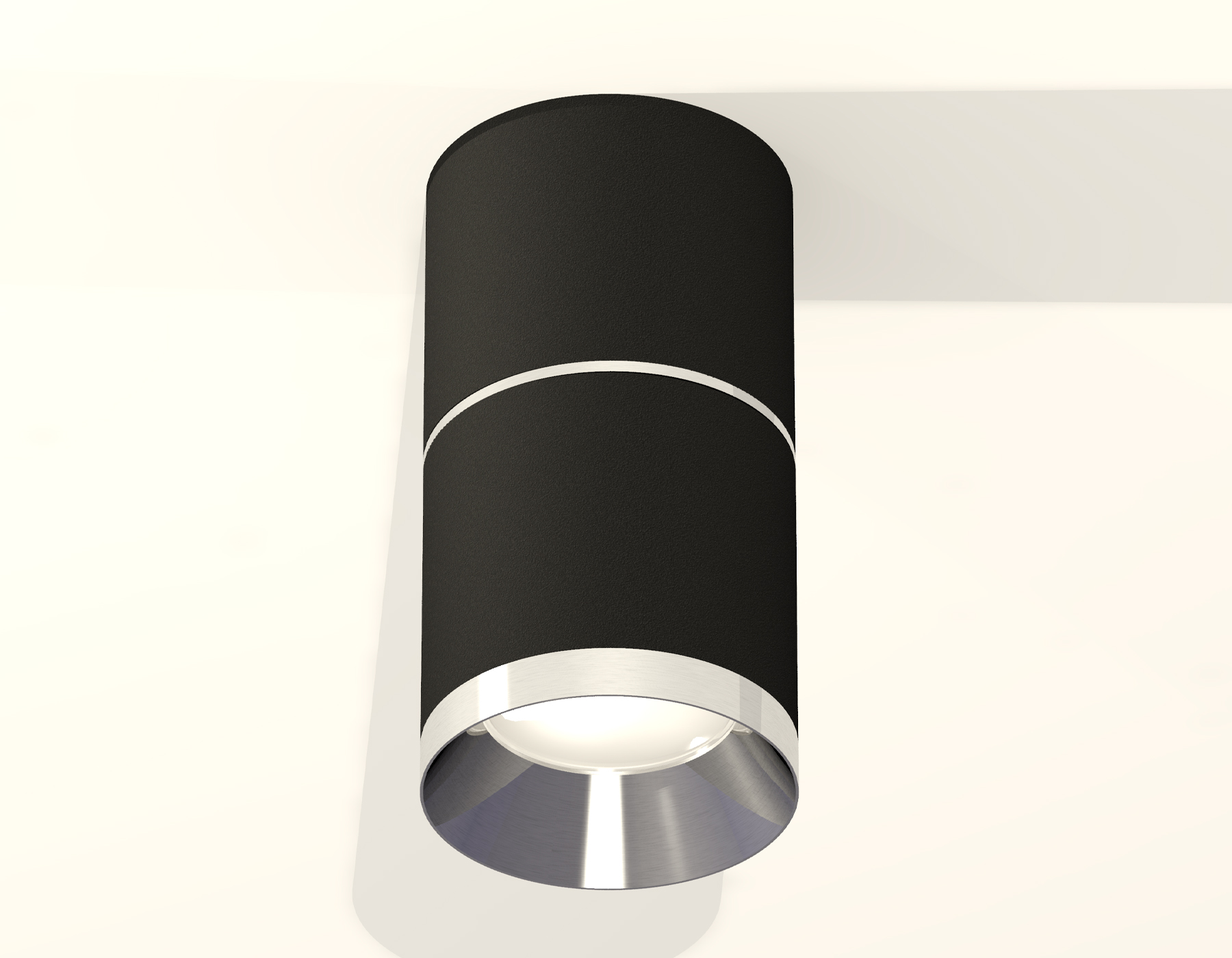 Накладной светильник XS7402141 SBK/PSL черный песок/серебро полированное MR16 GU5.3 (C7402, A2070, C7402, N7031)