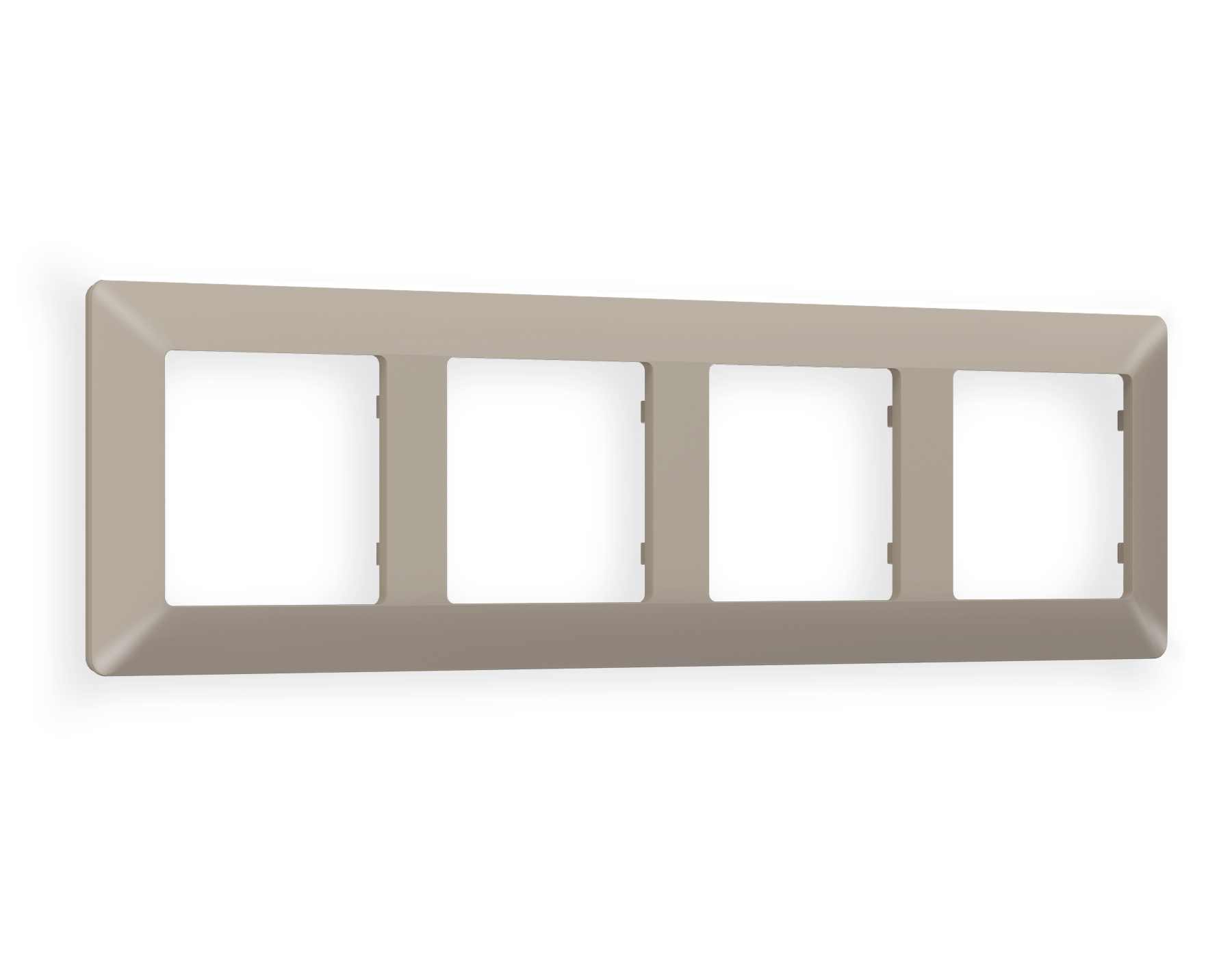 AF110364 Рамка ALFA Line (Серо-бежевый матовый) 4-ая