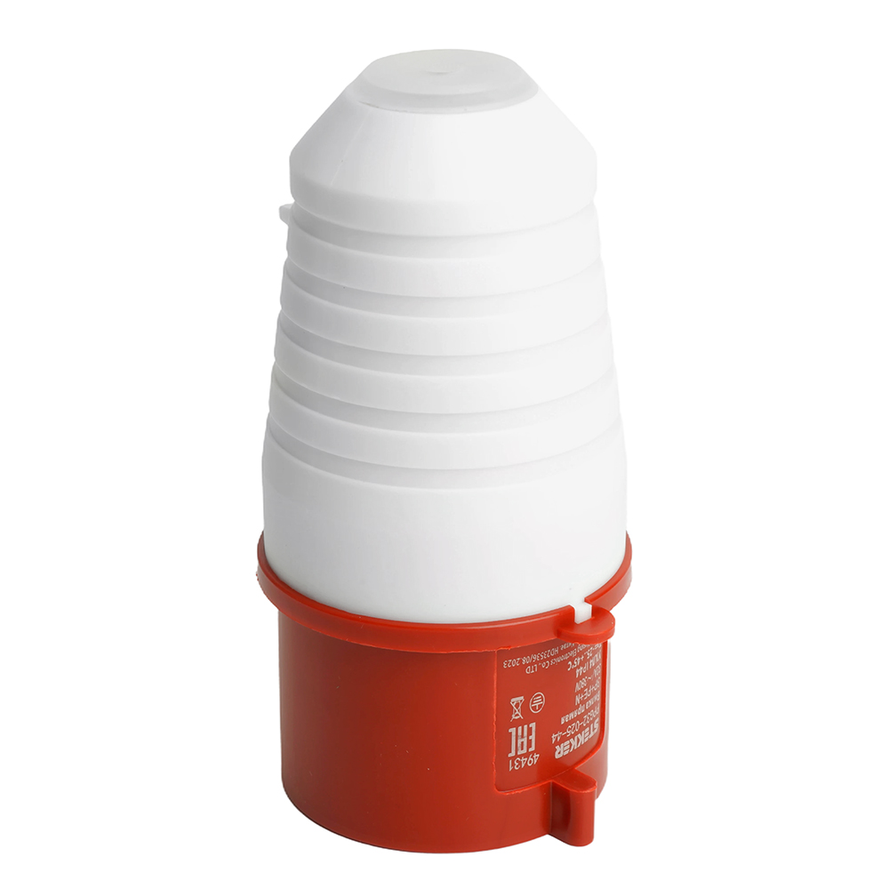 Вилка прямая ST-025 32А 380В 3P+PE+N IP44, PPG32-025-44, Stekker