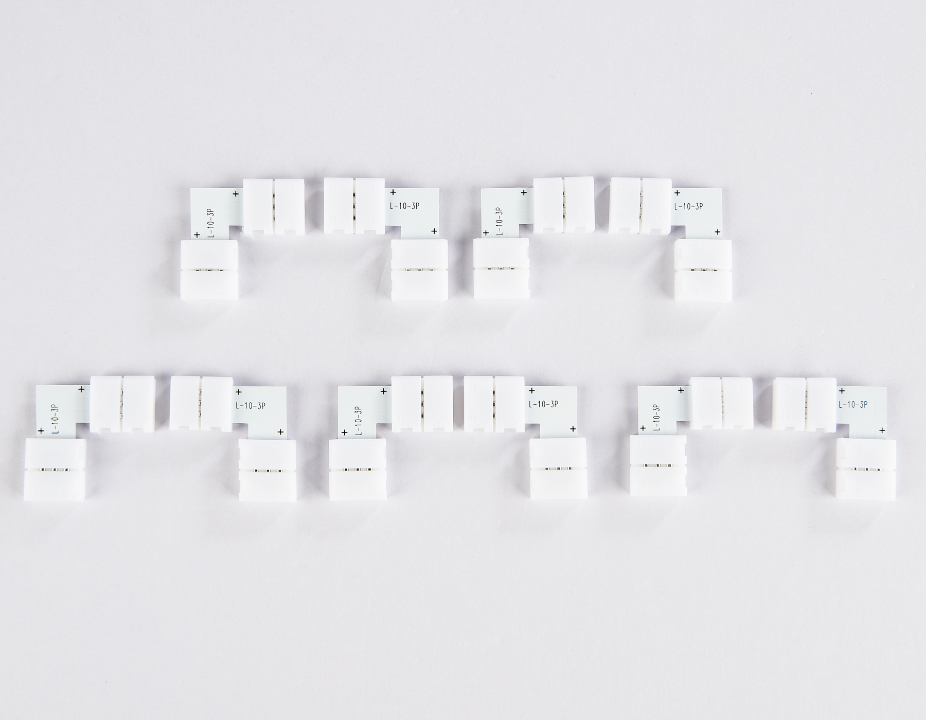 GS6651 Соединитель угловой L 5050 12/24V (3 конт.) (10шт)