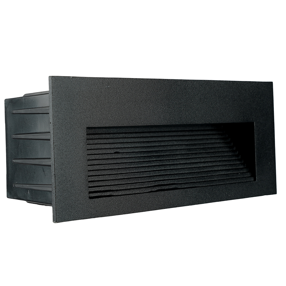 Светодиодный светильник Feron LN012-1 встраиваемый 5W 4000K, IP65, черный