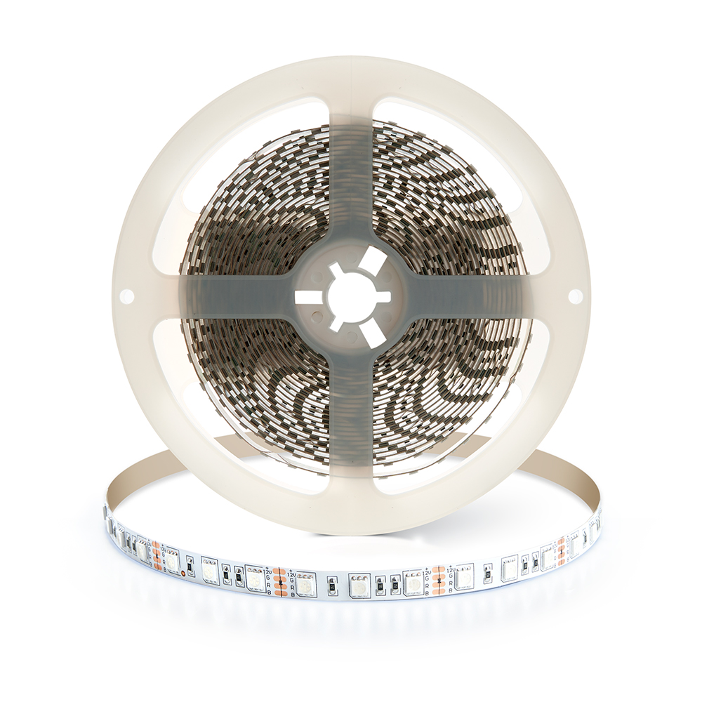 Cветодиодная LED лента Feron LS606, 60SMD(5050)/м 14,4Вт/м 5м IP20 12V RGB Cветодиодная LED лента Feron LS606, 60SMD(5050)/м 14,4Вт/м 5м IP20 12V RGB