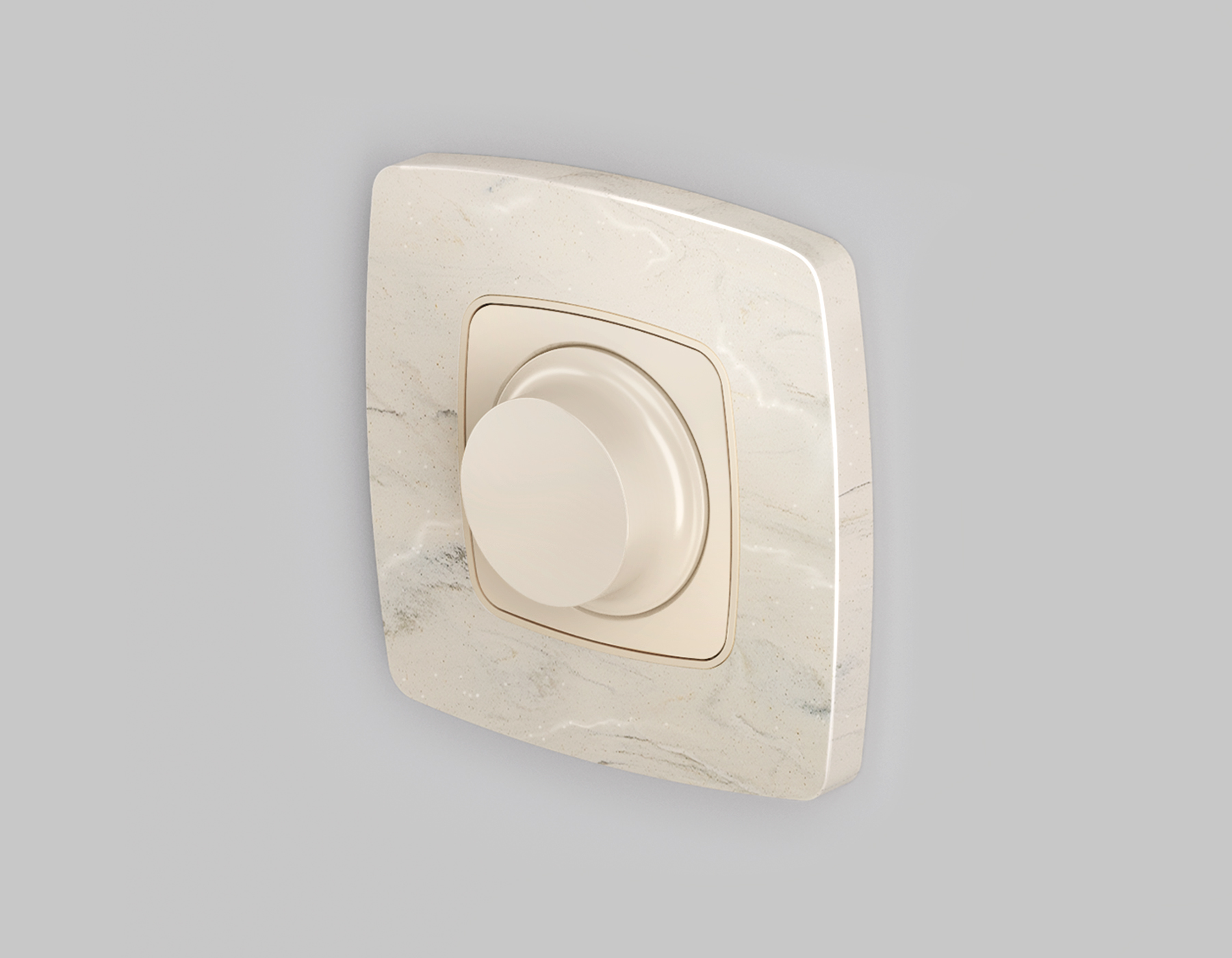 OP3255 Лицевая панель OMEGA (Бежевый матовый) для светорегулятора универсального QUANT