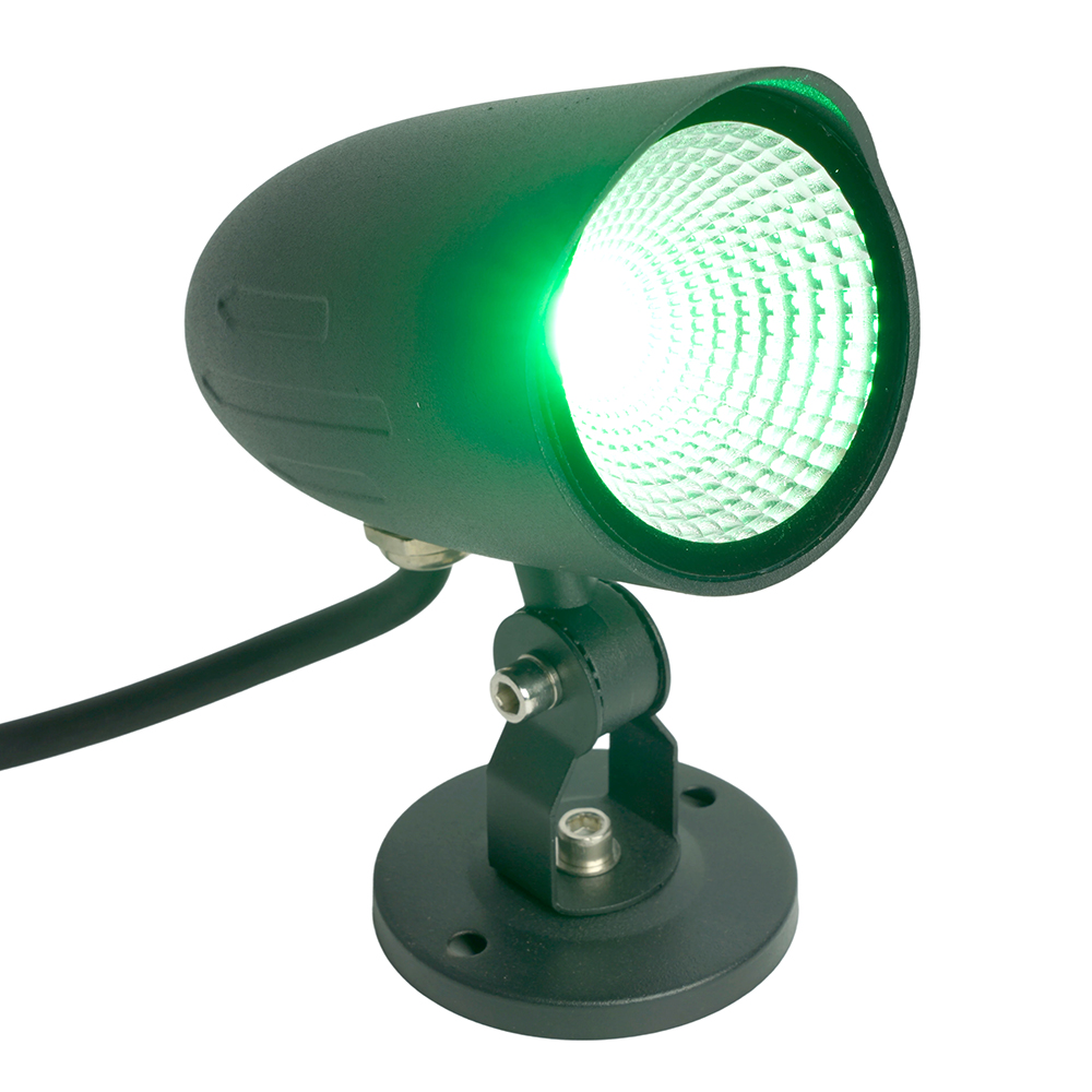 Светодиодный светильник тротуарный (грунтовый) Feron SP2714 12W зеленый 85-265V IP65