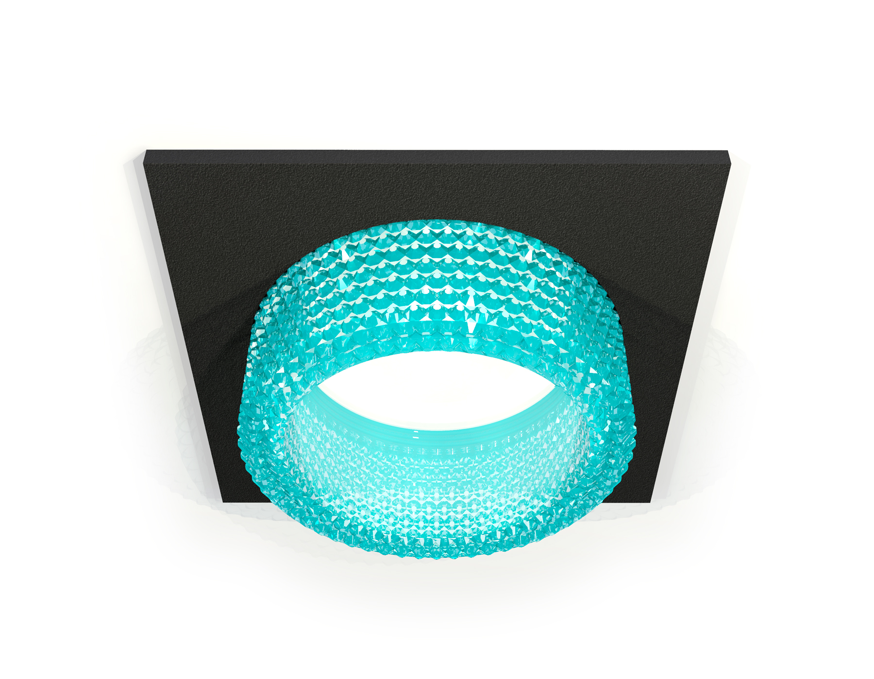 Встраиваемый светильник XC6521043 SBK/BL черный песок/голубой MR16 GU5.3 (C6521, N6153)