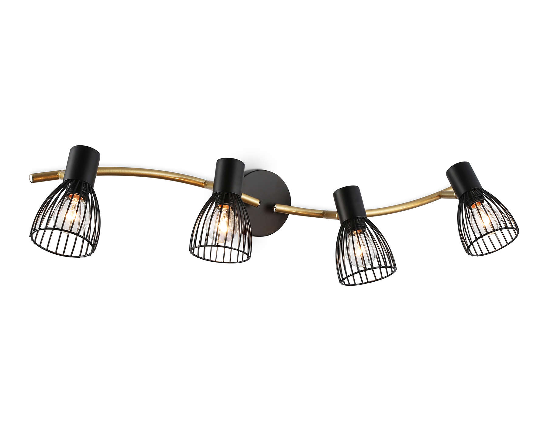 TR8662/4 BK/GD черный/золото E14/4 max 60W 760*100*170 TR8662/4 BK/GD черный/золото E14/4 max 60W 760*100*170