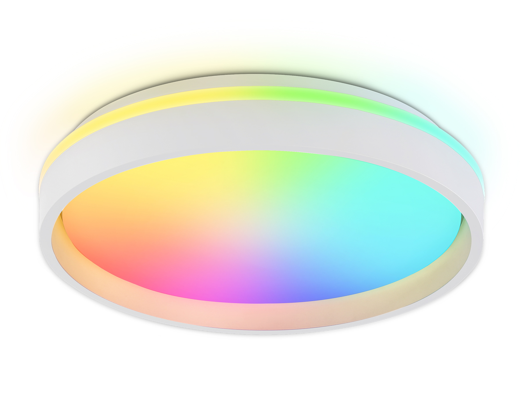 FZ601 WH/GD белый/золото IP20 46W 3000K-6500K+RGB D390*80 (ПДУ ИК) FZ601 WH/GD белый/золото IP20 46W 3000K-6500K+RGB D390*80 (ПДУ ИК)