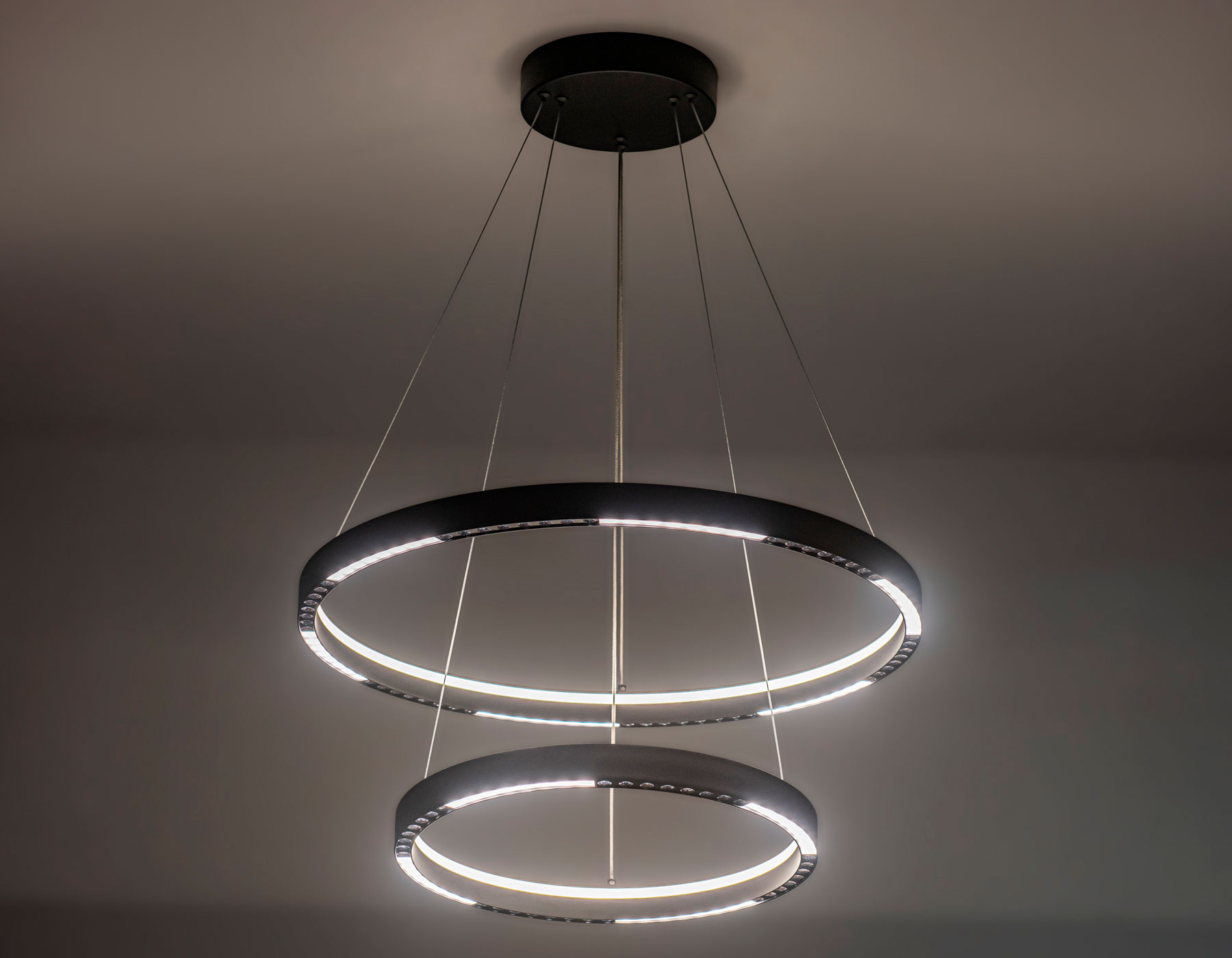 Подвесной LED светильник FL5865/2 BK черный 45W 3000K/4200K/6400K D600/400*830 (без ПДУ) Подвесной LED светильник FL5865/2 BK черный 45W 3000K/4200K/6400K D600/400*830 (без ПДУ)