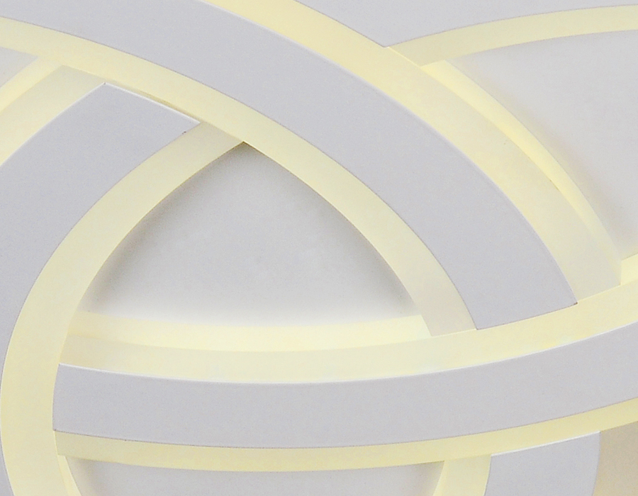 Потолочный светодиодный светильник с пультом Ambrella FA775 WH белый 92W 480*480*40 (ПДУ РАДИО 2.4)