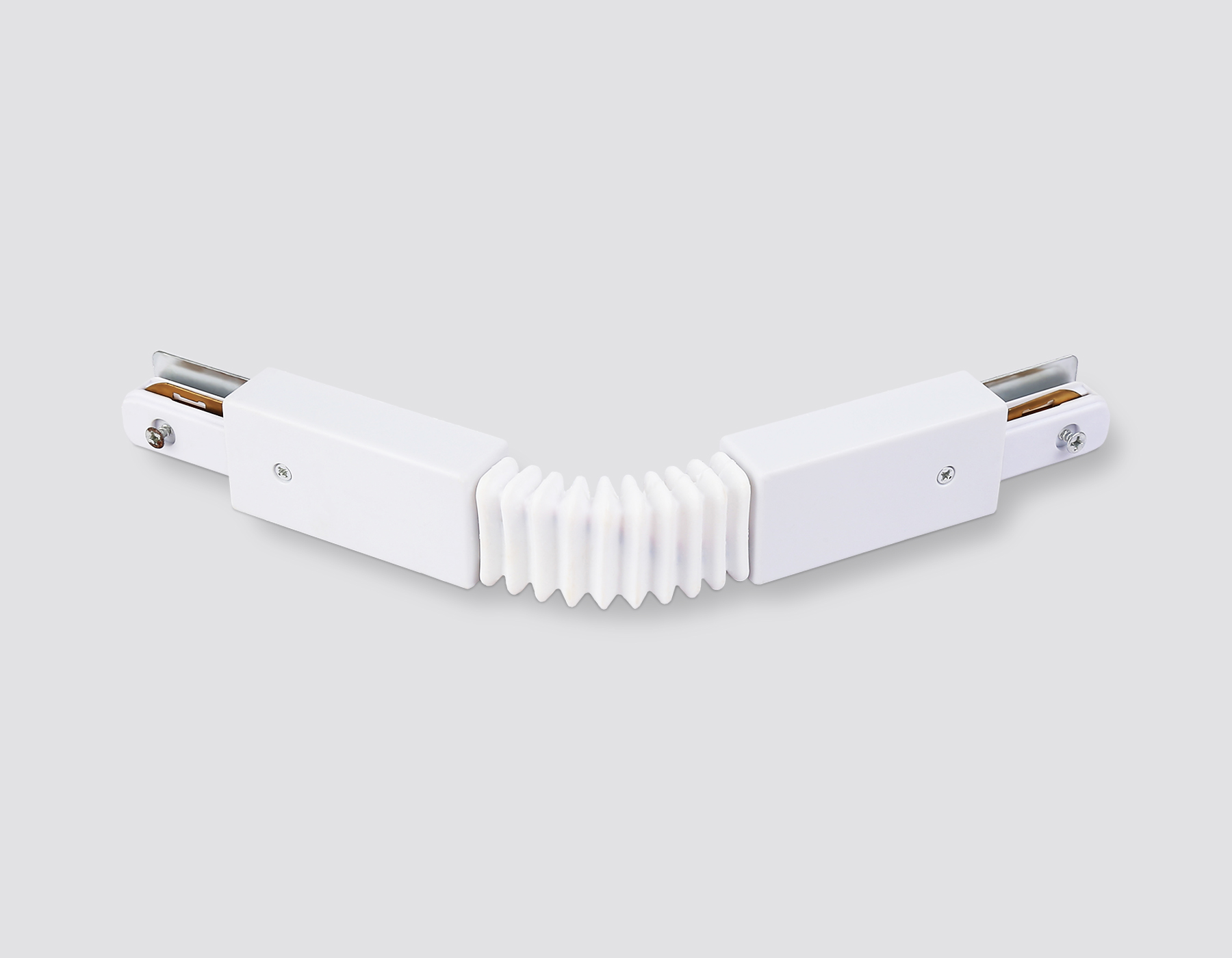 GL7175 WH белый коннектор гибкий для однофазного шинопровода Standard 220V 285*35*20