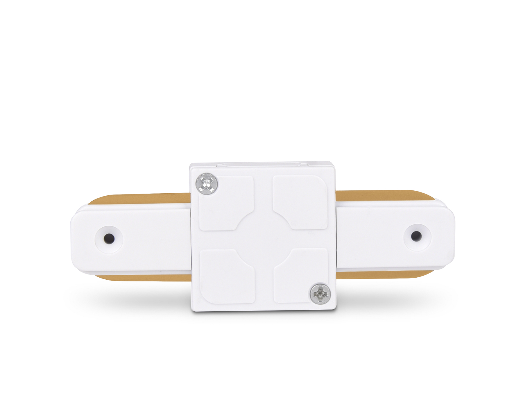 GL7065 WH белый коннектор прямой однофазный для соединения трековых шинопроводов