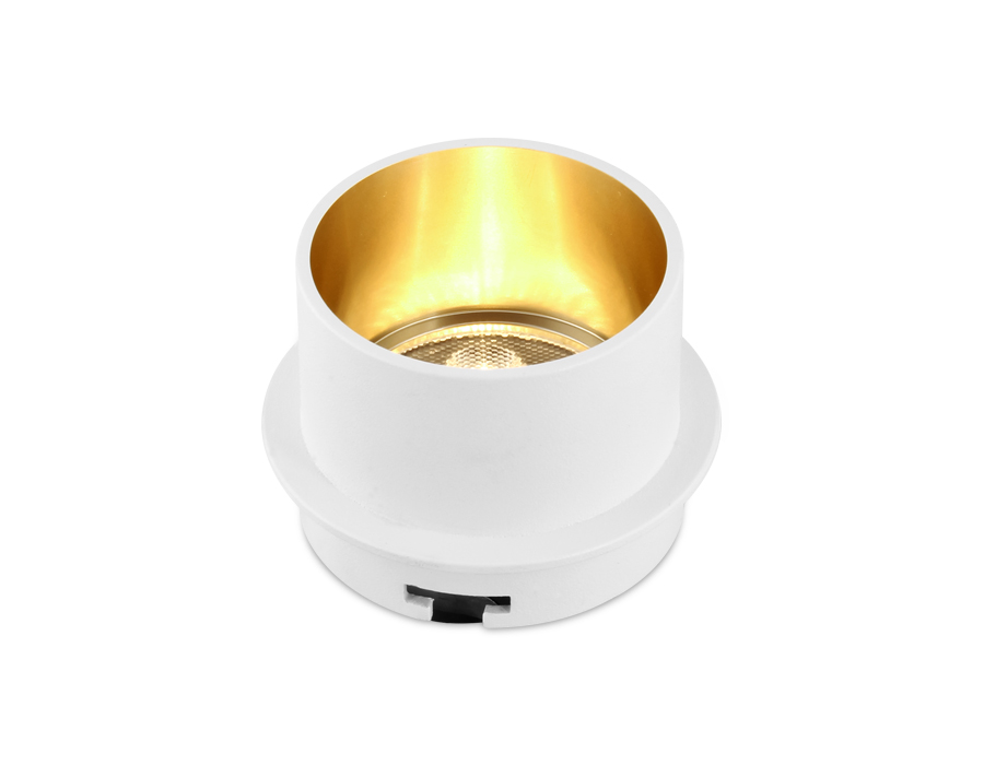 Встраиваемый светильник Ambrella Techno TN201 WH/GD белый/золото