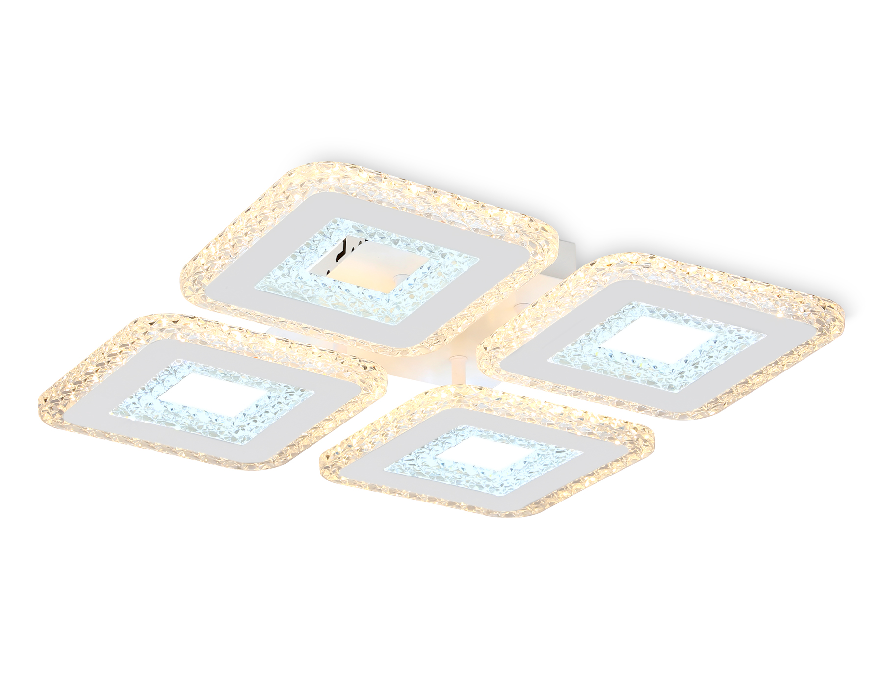 Потолочный LED светильник FA4004/4 WH белый 100W 3000K+6400K/4200K/6400K+3000K 395*395*85 (ПДУ ИК)