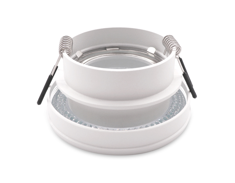 Встраиваемый точечный светильник Ambrella TN342 SWH белый песок GU5.3 D85*45