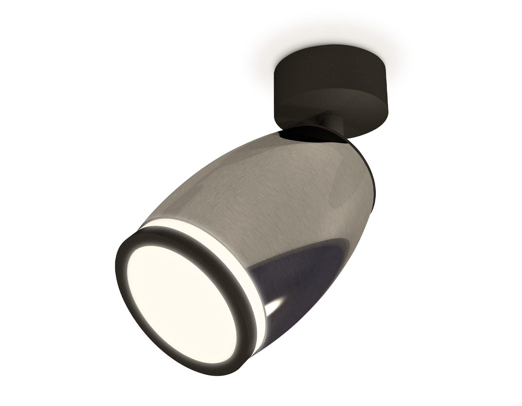 Спот поворотный XM1123004 DCH/SBK/FR черный хром/черный песок/белый матовый MR16 GU5.3 (A2210, C1123, N7121)