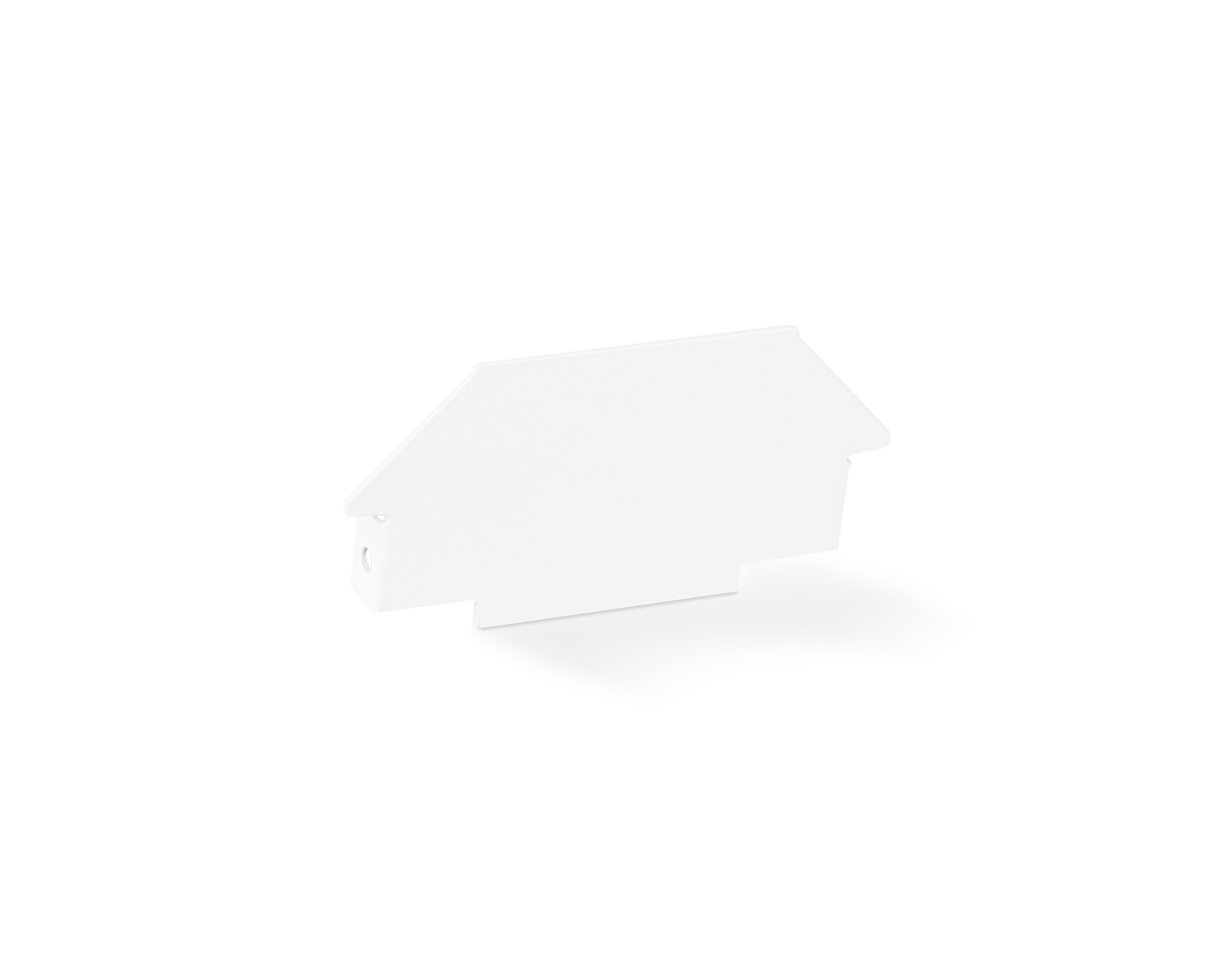 GL7203 WH белый заглушка для корпуса в натяжной потолок 62*30*1.2 (2шт.)