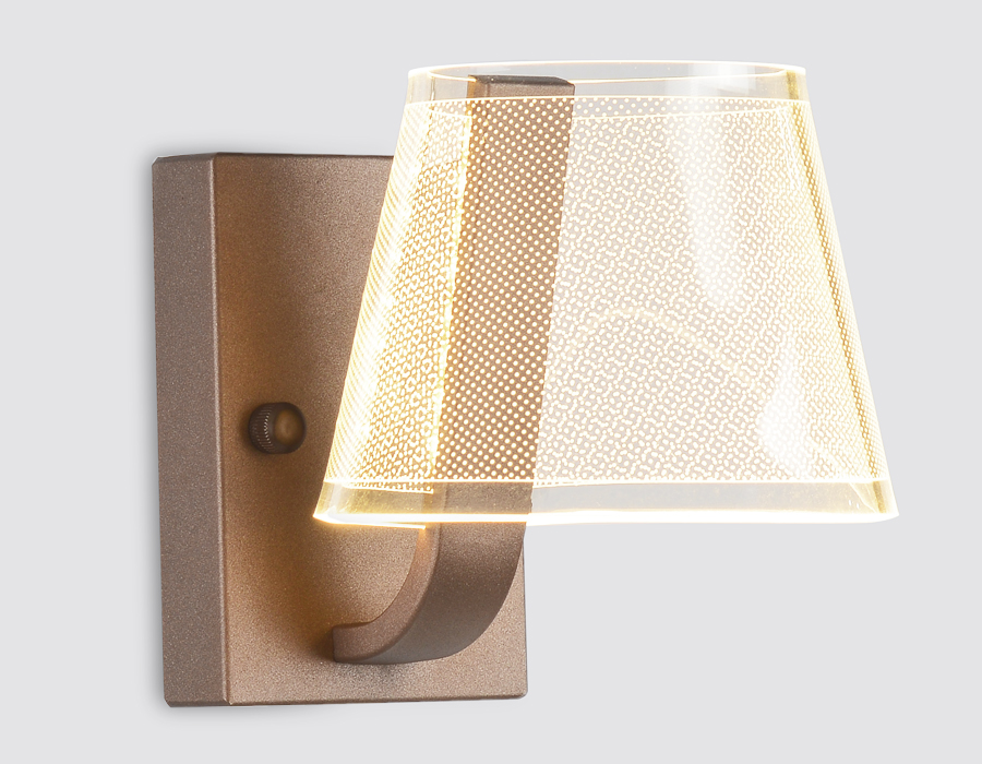 Настенный светодиодный светильник Ambrella с выключателем AK4089 CF кофе LED 3000K/4200K/6400K 13W