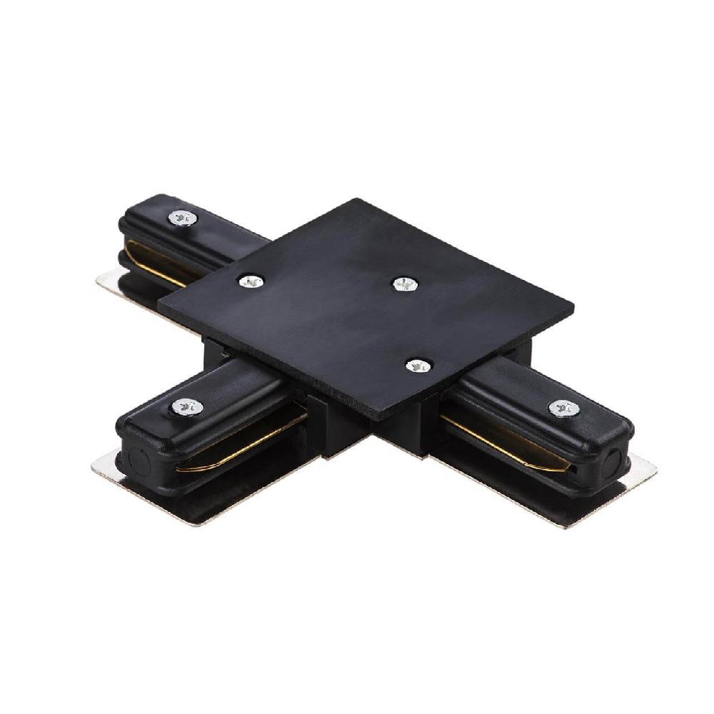 Коннектор для встраиваемого шинопровода Т- образный General G-1-TTT-I-IP20-B 1-фазный черный