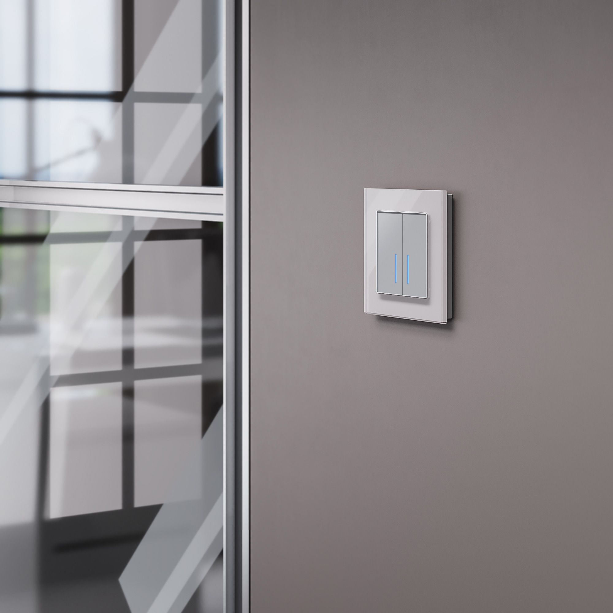 Рамка WERKEL Favorit на 1 пост (дымчатый, стекло) WL01-Frame-01 / W0011117 / a030785