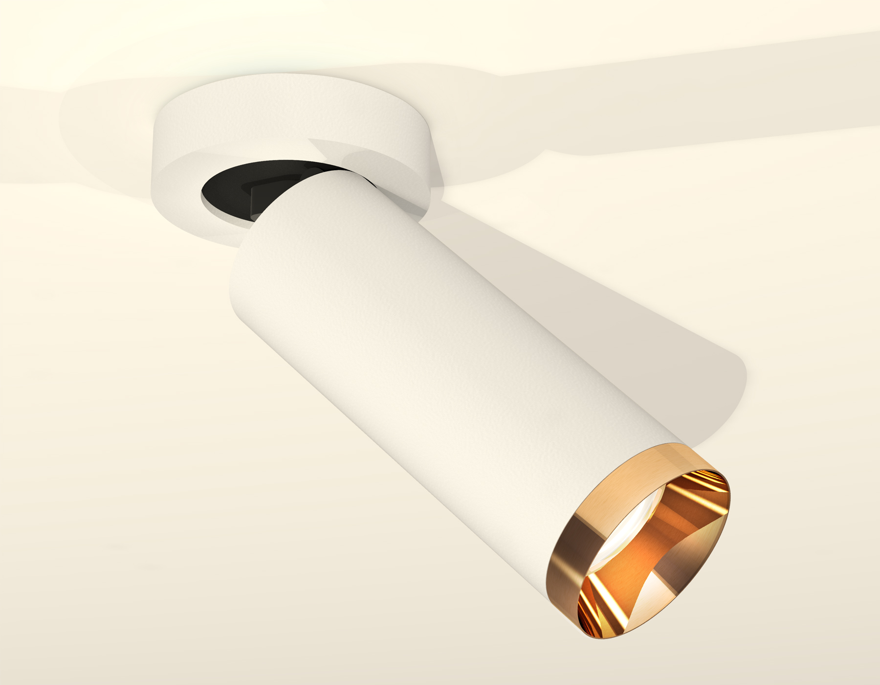 Накладной поворотный светильник XM6342204 SWH/PYG белый песок/золото желтое полированное MR16 GU5.3 (A2228, C6342, N6134)