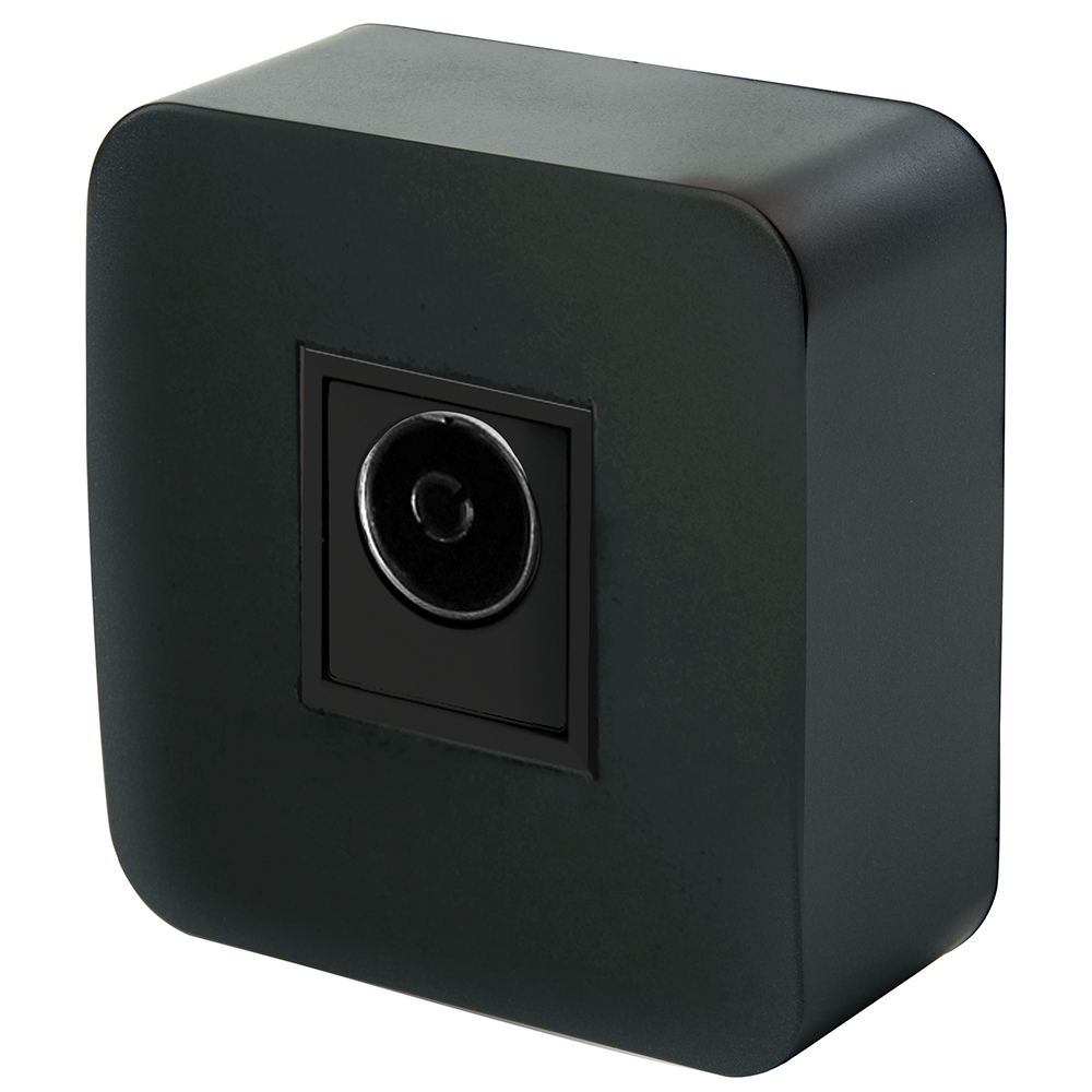 Розетка RJ-45 открытой установки, 1-местная, STEKKER, серия София, черный матовый, MST00-20-05