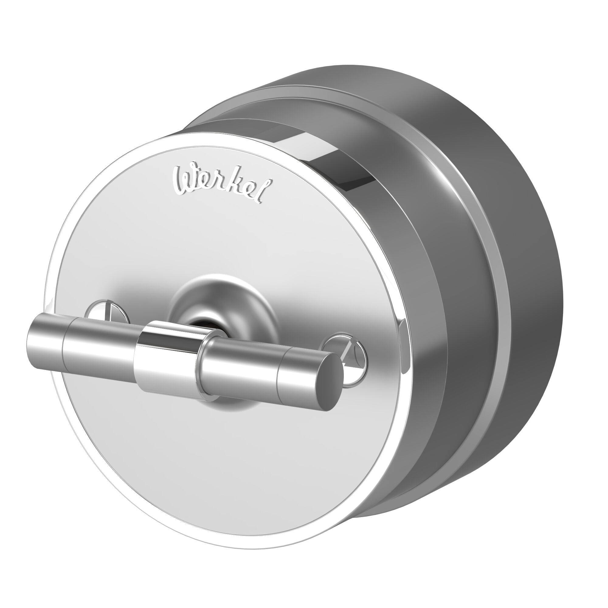 Переключатель / выключатель одноклавишный Vintage Werkel (серебро матовый/хром) W5812054