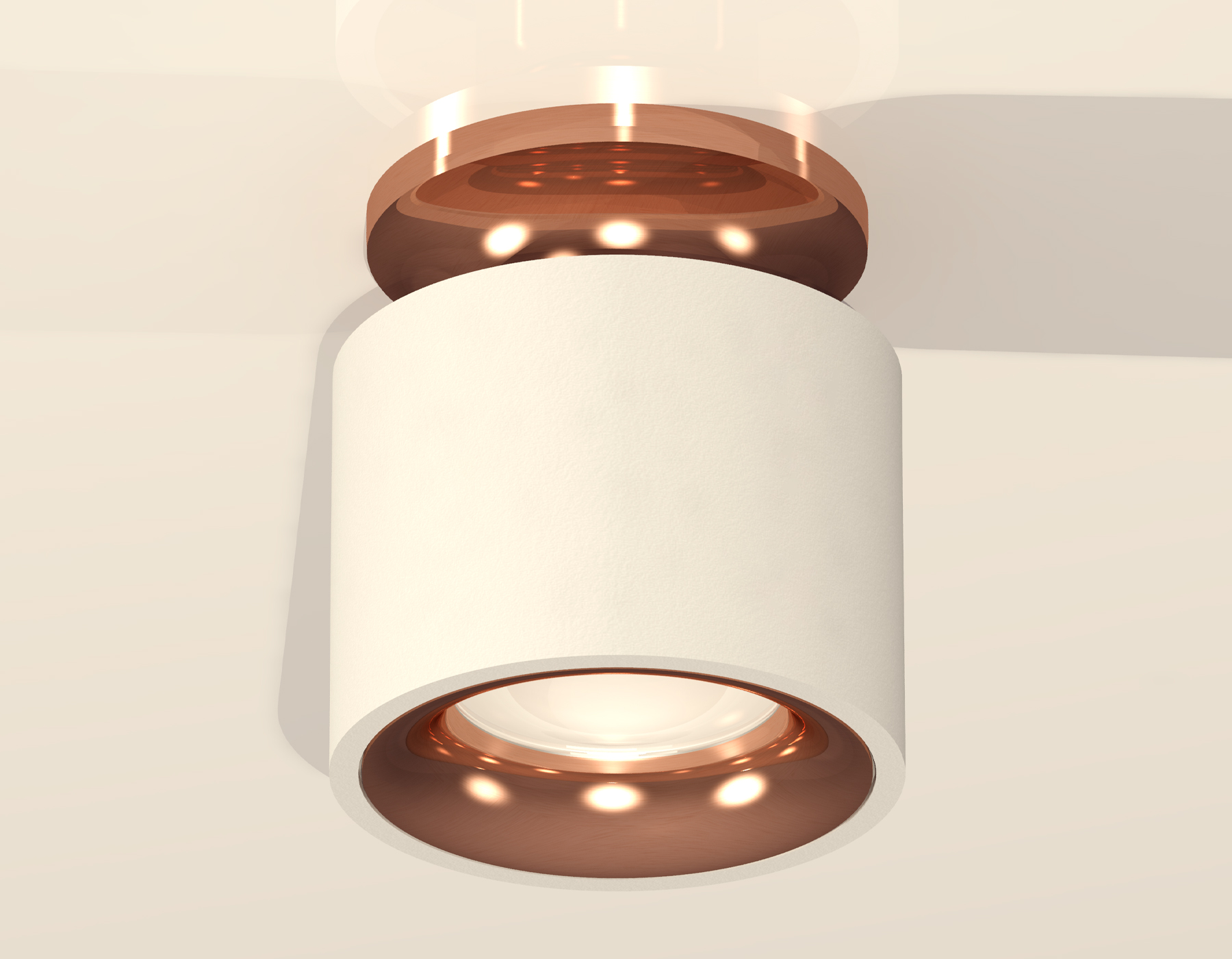 Накладной светильник XS7510141 SWH/PPG белый песок/золото розовое полированное MR16 GU5.3 (N7930, C7510, N7015)