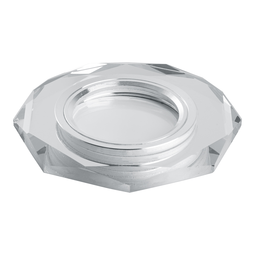 Светильник встраиваемый с белой LED подсветкой Feron CD8120 потолочный MR16 G5.3 белый