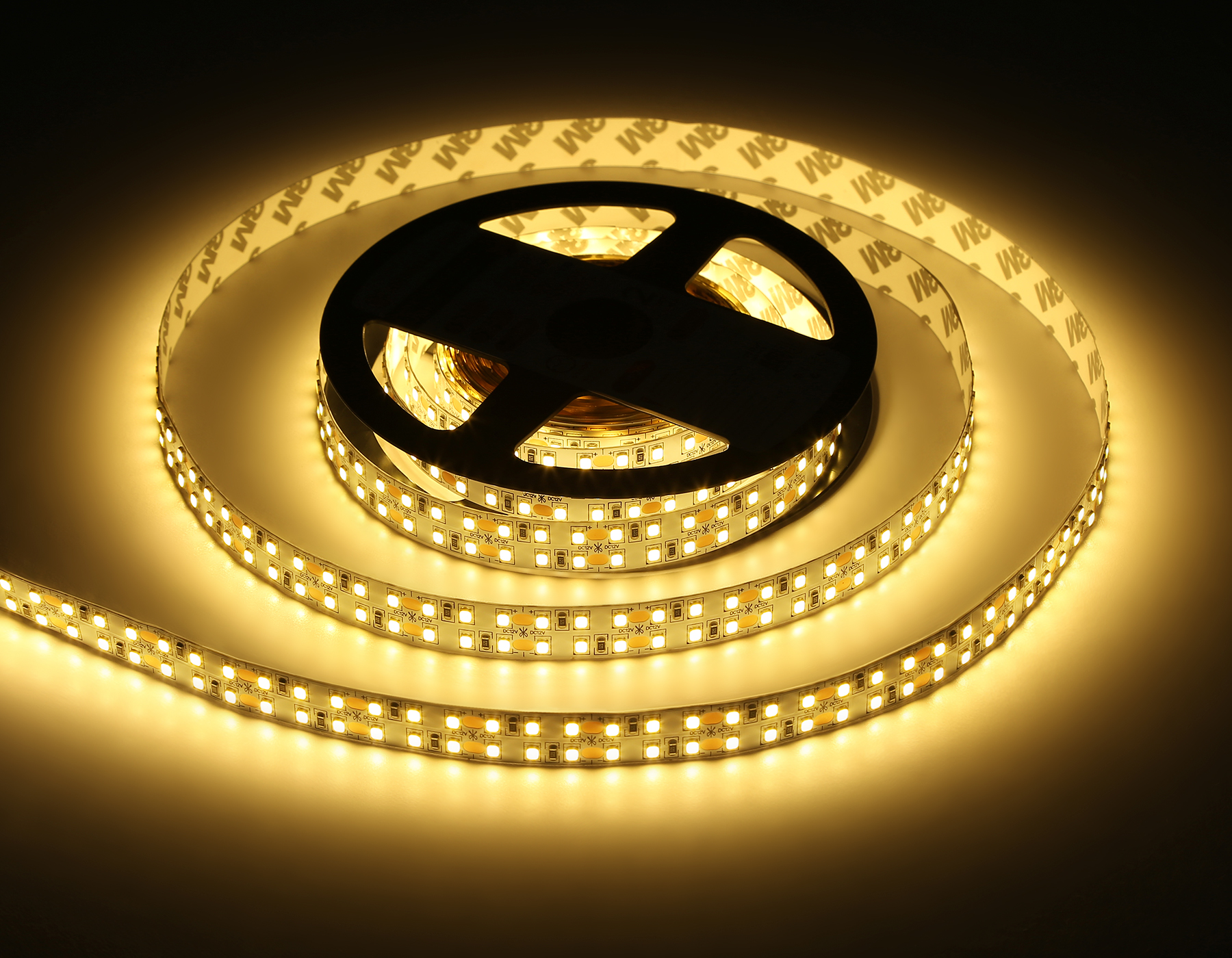 GS1701 2835 240Led/ 24W m/ 12V IP20 3000K/ 5000*10*1.2mm (2 конт.)