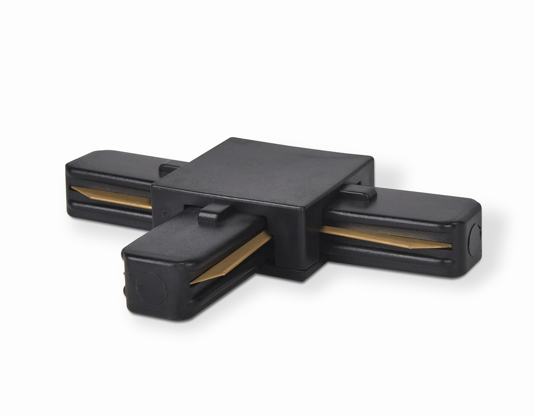 GL7078 BK черный коннектор Т-образный однофазный для соединения трековых шинопроводов