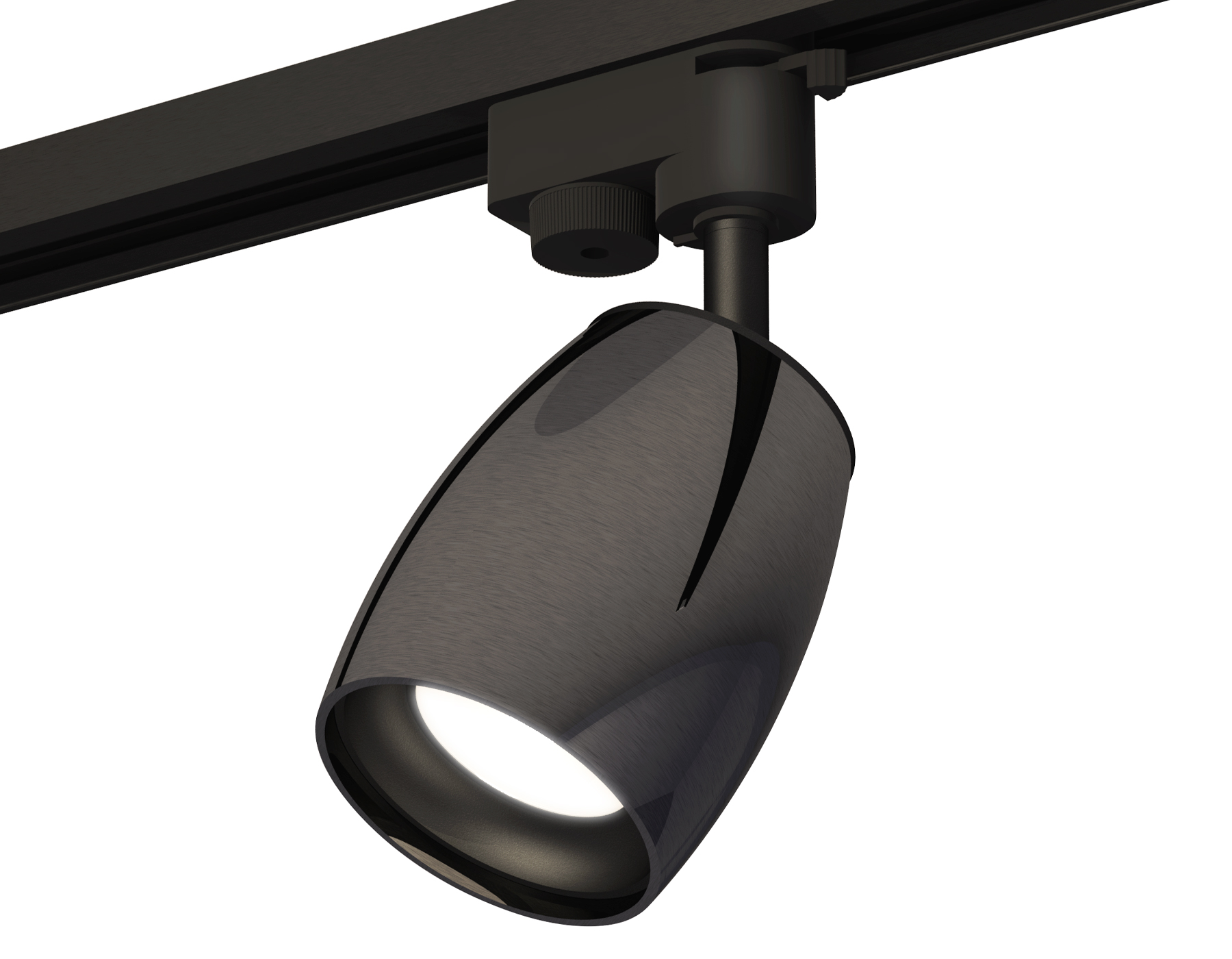 Трековый однофазный светильник XT1123001 DCH/SBK черный хром/черный песок MR16 GU5.3 (A2521, C1123, N7021)