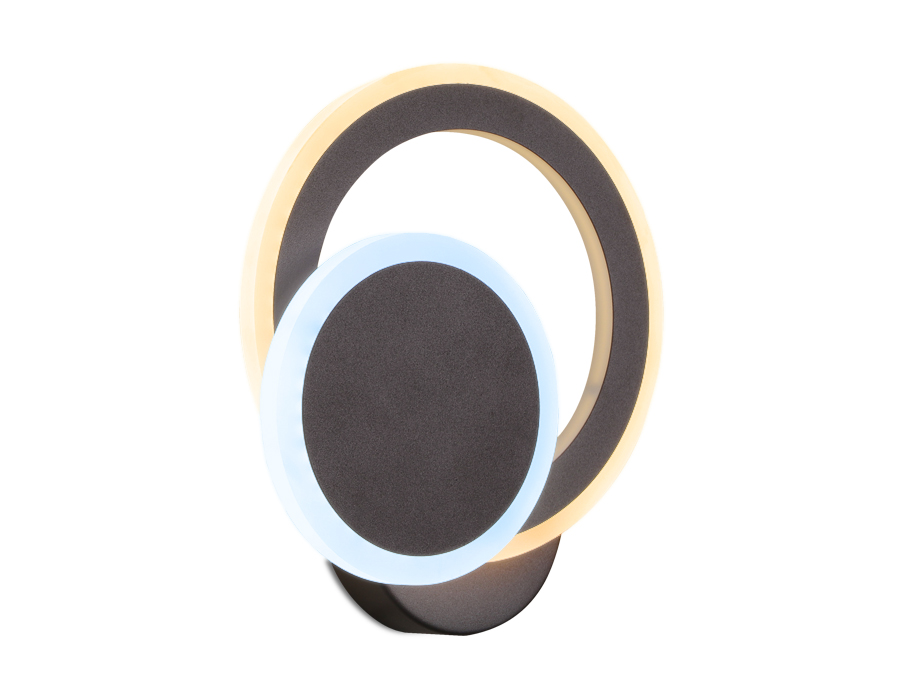 Настенный светодиодный светильник с выключателем FA561 CF/S Ambrella кофе/песок LED 3000K/6400K 24W 200*200*60