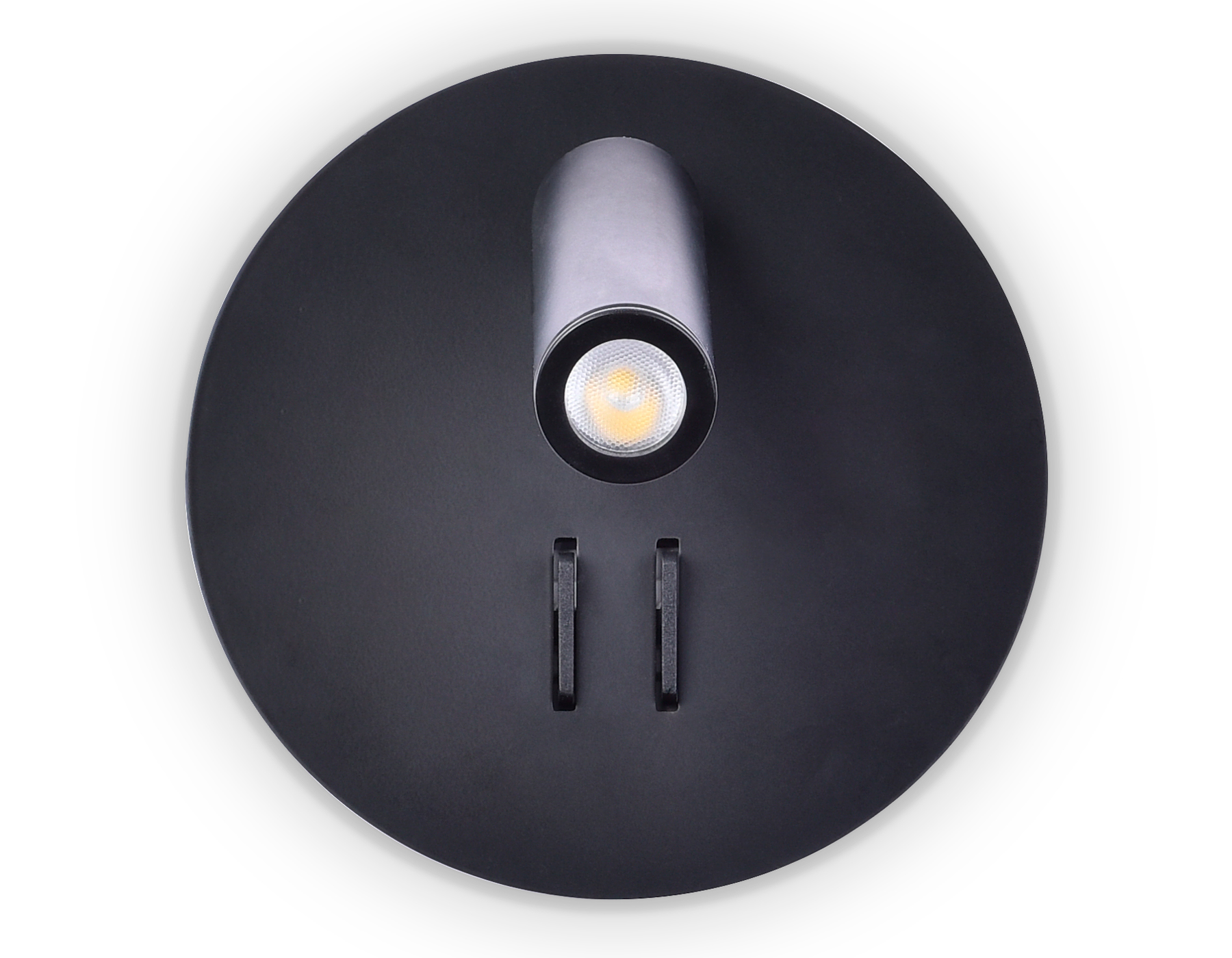 Настенный LED светильник FW252 SBK черный песок LED 4200K+3000K 6W+1W D140*110