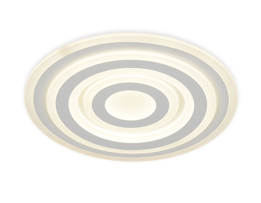 Светильник Ambrella FA808 WH 140W 500*500*60 (ПДУ РАДИО 2.4)