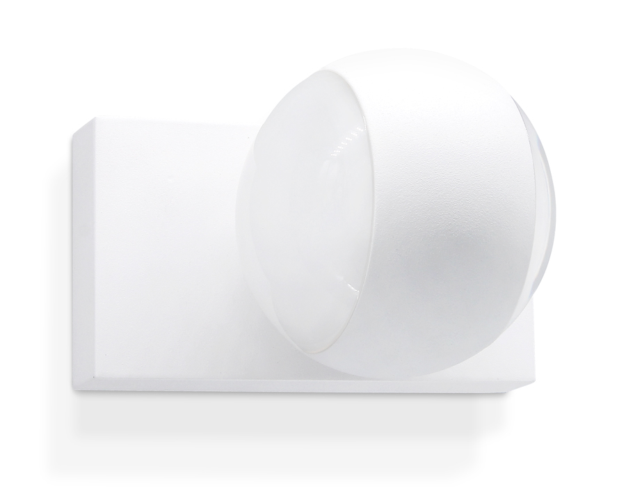 Настенный поворотный светильник с акрилом Ambrella FW570 SWH белый песок G9 max 40W 100*70*85