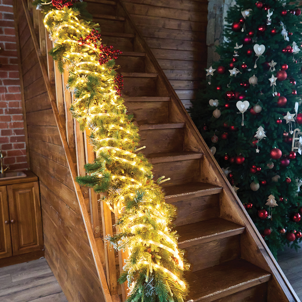 Светодиодная гирлянда Feron CL587 линейная Мини Дюралайт 2700К с контроллером, 15м, c питанием от сети 220V Светодиодная гирлянда Feron CL587 линейная Мини Дюралайт 2700К с контроллером, 15м, c питанием от сети 220V