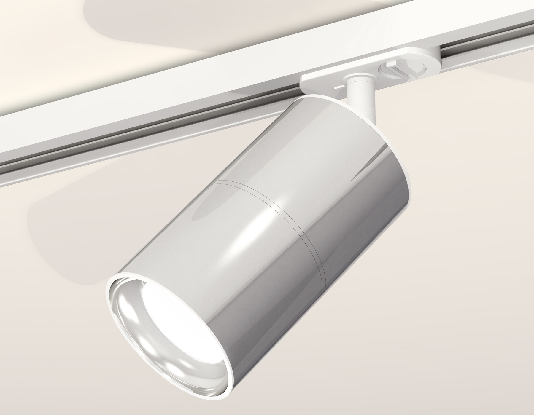 Трековый светильник XT7405001 PSL/SWH серебро полированное/белый песок MR16 GU5.3 (A2536, C7405, A2070, C7405, N7022)