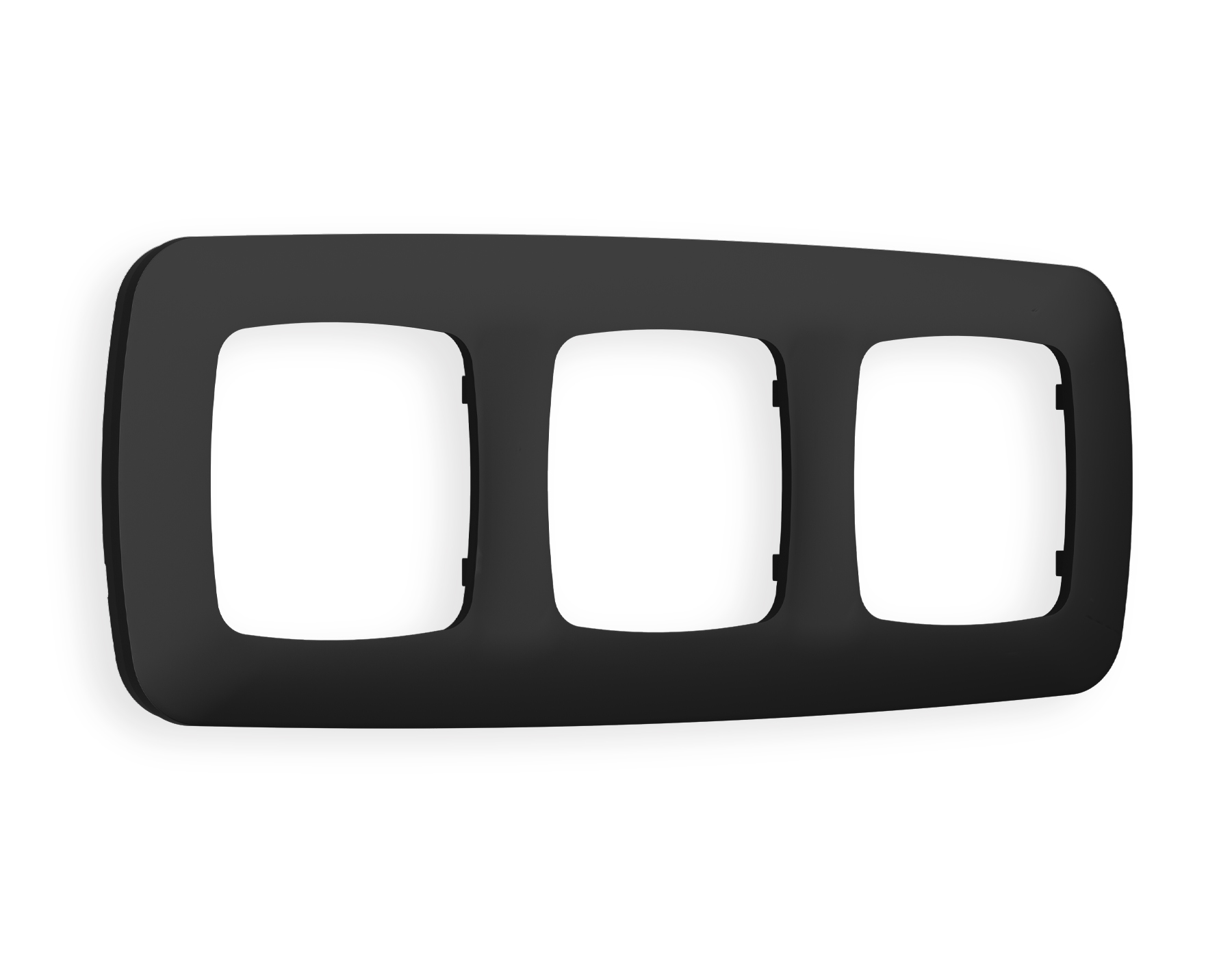 OF140703 Рамка OMEGA Ecta (Черный матовый) 3-ая