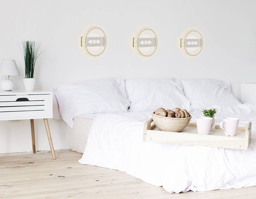 Бра Ambrella ICE FA221 WH 24W 6400K+3000K белый