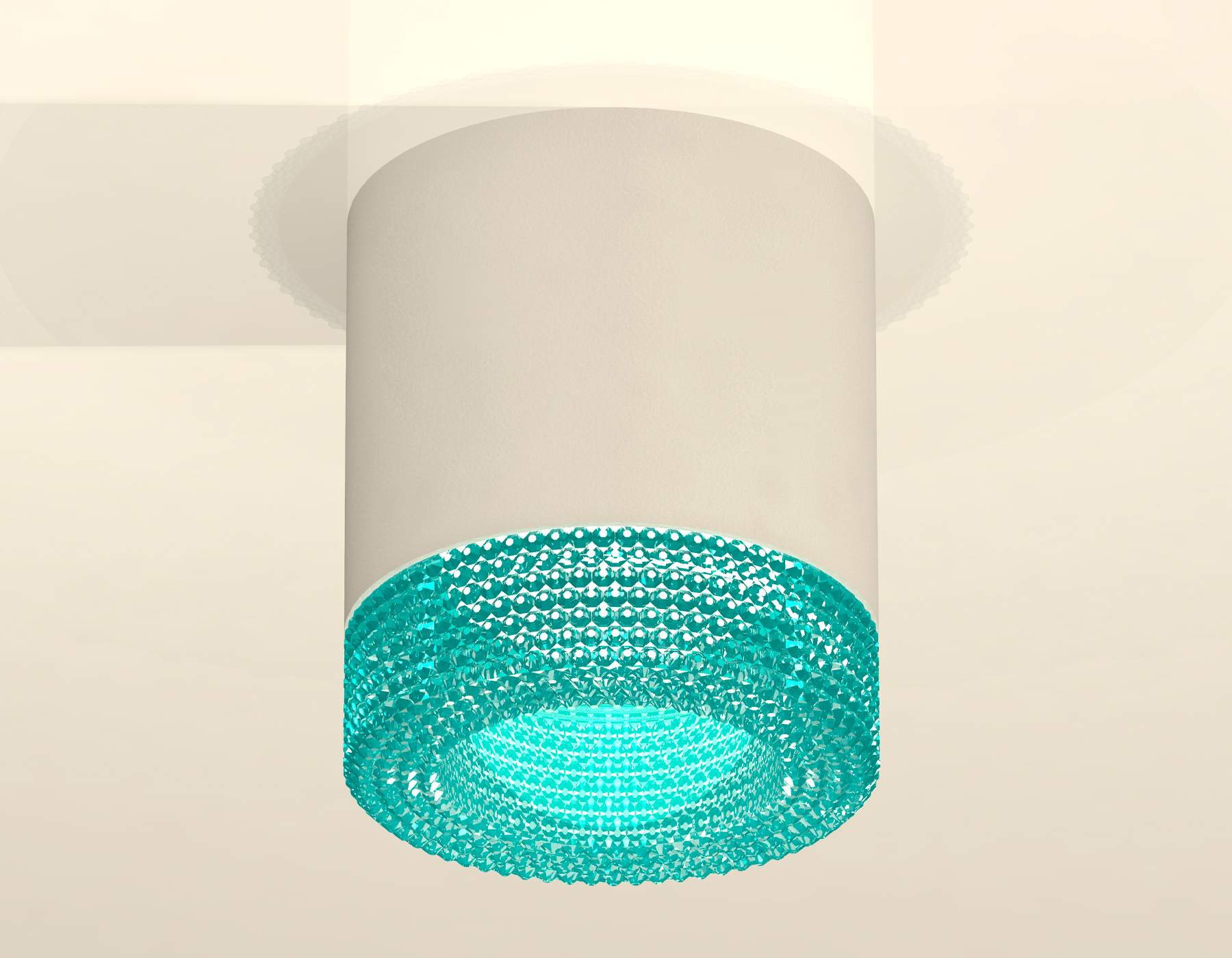 Накладной светильник XS7401023 SWH/BL белый песок/голубой MR16 GU5.3 (C7401, N7194)